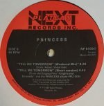 Princess – Tell Me Tomorrow 12" Maxi Single Plak (80s Disco)