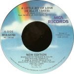 New Edition – A Little Bit Of Love 45lik Plak - Görsel 3