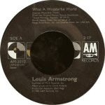 Louis Armstrong / Wayne Fontana & The Mindbenders – What A Wonderful World 45lik Plak - Görsel 2
