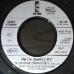Pete Shelley – Telephone Operator 45lik Plak - Görsel 2