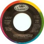 Ashford & Simpson – Count Your Blessings 45lik Plak - Görsel 2