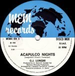 G.J. Lunghi – Acapulco Nights 12'' Maxi Single Plak - Görsel 4