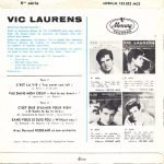 Vic Laurens – C’est La Vie 45lik Plak - Görsel 2