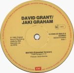David Grant & Jaki Graham – Mated 12" Maxi Single Plak - Görsel 3