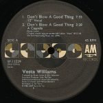 Vesta Williams – Don't Blow A Good Thing 12" Maxi Single Plak - Görsel 3