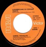 Carol Douglas – A Hurricane Is Coming Tonite 45lik Plak - Görsel 2