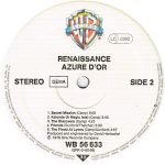 Renaissance – Azure D'or LP Plak - Görsel 5