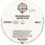 Renaissance – Azure D'or LP Plak - Görsel 6