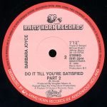 Barbara Joyce – Do It Till You're Satisfied (Part 1 & Part 2) 12'' Maxi Single Plak - Görsel 3