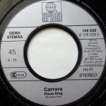 Carrara – Disco King 45lik Plak (Italo Disco) - Görsel 2