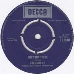The Zombies ‎– She's Not There 45lik Plak (Mod)