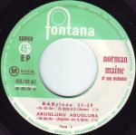 Norman Maine Et Son Orchestre – (Allo Brigitte...) BABylone 21-29 45lik Plak - Görsel 3