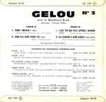 Gelou – N° 3 (4 Super Twists Pour La Danse) 45lik Plak - Görsel 2