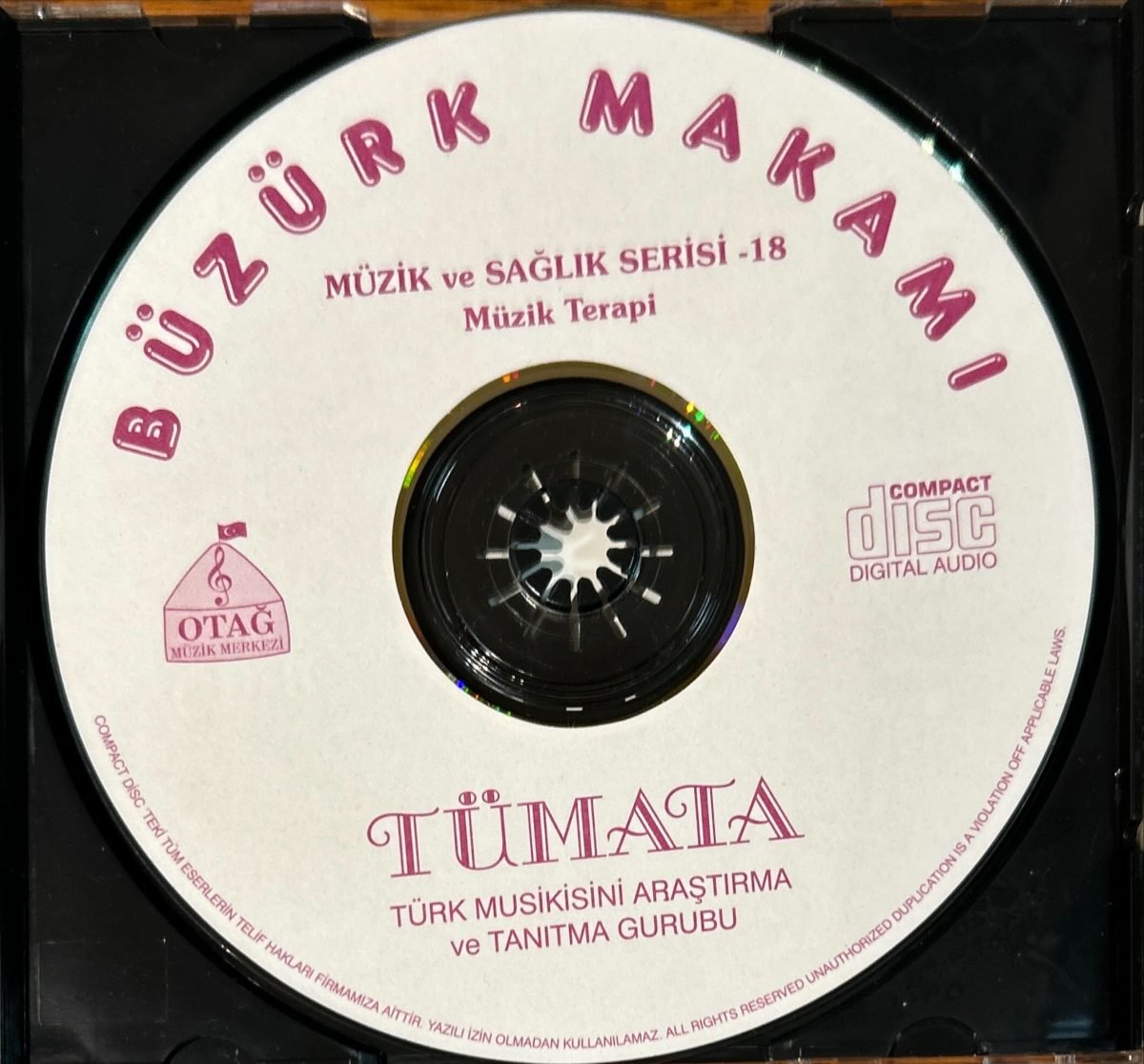 Tümata – Müzikterapi Büzürk Makamı CD - Görsel 3