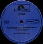 Double – The Captain Of Her Heart / Your Prayer Takes Me Off Part I & II 12'' Maxi Single Plak - Görsel 4