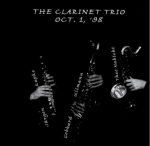The Clarinet Trio – Oct. 1, '98 CD (Free Jazz)
