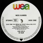 Nick Kamen – Each Time You Break My Heart 12'' Maxi Single Plak - Görsel 4