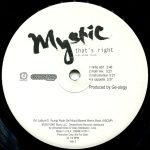 Mystic – No Competition / That's Right 12'' Maxi Single Plak - Görsel 2