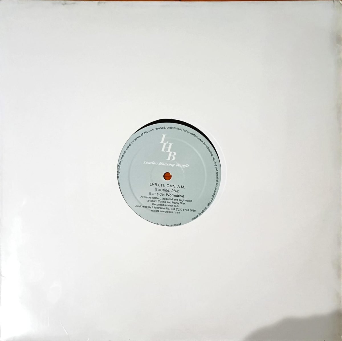 Omni A.M. – 28-C 12" Maxi Single Plak (Tech House) - Görsel 2