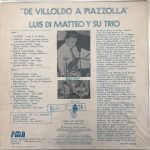 Luis Di Matteo – De Villoldo A Piazzolla LP Plak (Tango) - Görsel 2