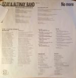 Özay & Altinay Band – No More LP Plak - Görsel 3