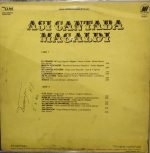 Agustín Magaldi – Así Cantaba Magaldi LP Plak (Tango) - Görsel 2