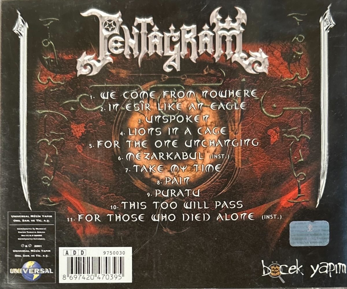 Pentagram – Unspoken CD (İlk Baskı) - Görsel 2