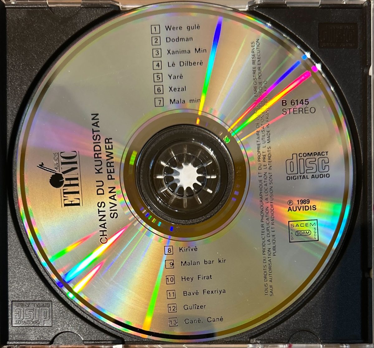 Şivan Perwer – Chants Du Kurdistan CD - Görsel 3