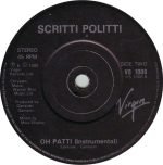 Scritti Politti – Oh Patti 45lik Plak - Görsel 4