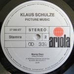 Klaus Schulze – Picture Music LP Plak - Görsel 4