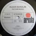 Klaus Schulze – Picture Music LP Plak - Görsel 3