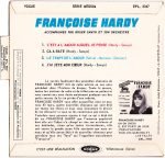 Françoise Hardy – C’est A L’amour Auquel Je Pense 45lik Plak - Görsel 2