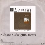 Ultravox – Dancing With Tears In My Eyes 45lik Plak - Görsel 2