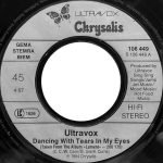Ultravox – Dancing With Tears In My Eyes 45lik Plak - Görsel 4