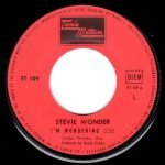 Stevie Wonder – I'm Wondering / Every Time I See You I Go Wild 45lik Plak - Görsel 3