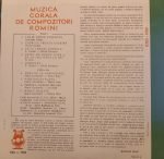 Corul Ansamblului U.T.M. Dirijat De Marin Constantin – Muzică Corală De Compozitori Romîni 10'' LP Plak - Görsel 2