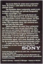 The Sound Of Europe Tailored By Sony LP Plak - Görsel 2