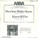 ABBA – Does Your Mother Know / Kisses Of Fire 45lik Plak - Görsel 2