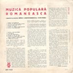 Orchestra „Ciocîrlia“ Și Orchestra Radioteleviziunii • Dirijor: Victor Predescu – Muzică Populară Românească 10'' LP Plak - Görsel 2