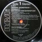 David Bowie – Original Soundtrack Zum Film "Christiane F. Wir Kinder Vom Bahnhof Zoo" LP Plak - Görsel 6