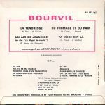 Bourvil – Un Air De Jeunesse (Du Film "Le Magot De Joséfa") 45lik Plak - Görsel 2