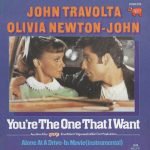 John Travolta & Olivia Newton-John – You're The One That I Want 45lik Plak