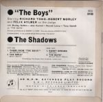 The Shadows – Theme Music From "The Boys" 45lik Plak - Görsel 2