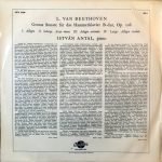 Ludwig van Beethoven, Antal István – Piano Sonata No.39 In B Flat Major, Op 106 / Hammerklavier LP Plak - Görsel 2