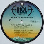 Deborah Washington – Any Way You Want It LP Plak - Görsel 4