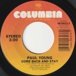 Paul Young – Come Back And Stay 45lik Plak - Görsel 3