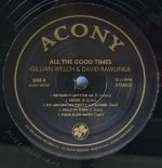 Gillian Welch & David Rawlings – All The Good Times (Are Past & Gone) LP Plak - Görsel 3