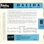 Dalida – Gondolier 45lik Plak - Görsel 2
