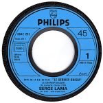 Serge Lama – Le Dernier Baiser 45lik Plak - Görsel 2