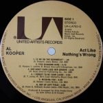 Al Kooper – Act Like Nothing's Wrong LP Plak - Görsel 5